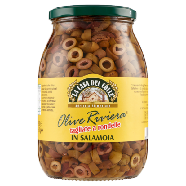 La Casa del Colle Olive Riviera tagliate a rondelle in Salamoia 950 g