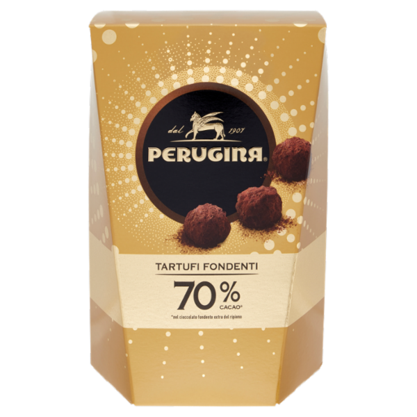 PERUGINA Tartufi Fondenti 70% Cioccolatini Fondente Extra Scatola 250g