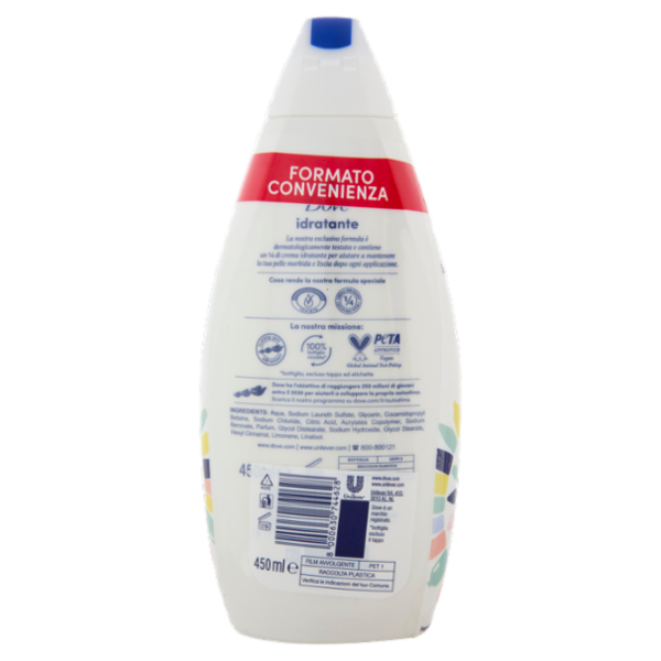 Dove Bagnodoccia idratante 2 x 450 ml