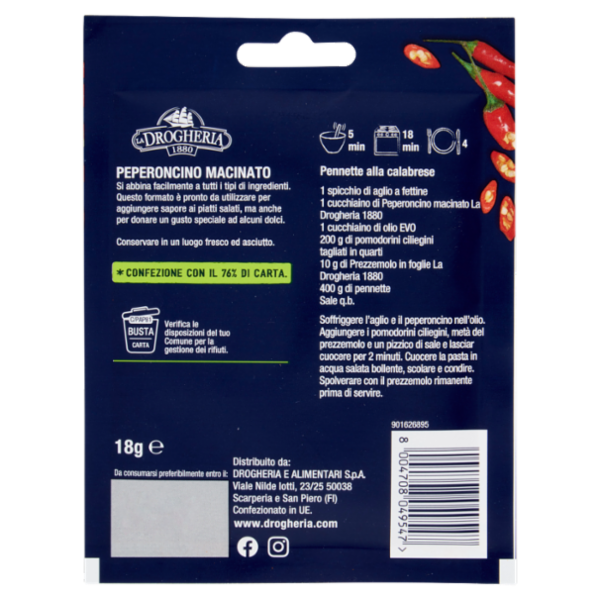 La Drogheria 1880 Peperoncino Macinato 18 g