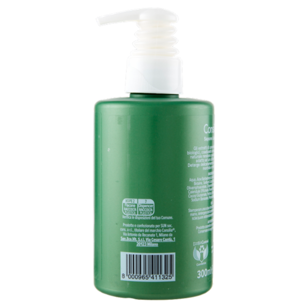 Consilia Sapone Liquido Delicato Bio con Estratti di Camomilla e Calendula 300 ml