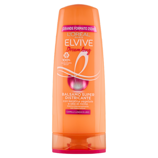 Elvive Dream long Balsamo Super Districante, per Capelli Lunghi e Lisci, 250 ml