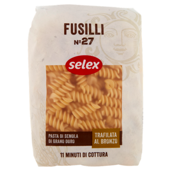 Selex Pasta di Semola Trafilata al Bronzo Fusilli 500 g
