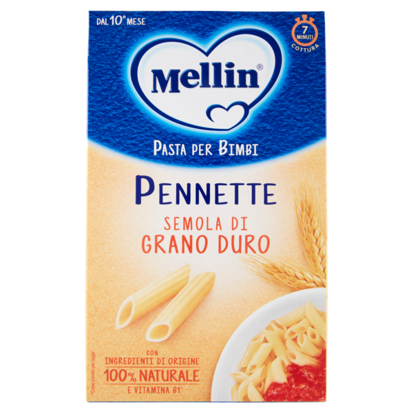 Mellin Pasta per Bimbi Pennette Semola di Grano Duro 280 g