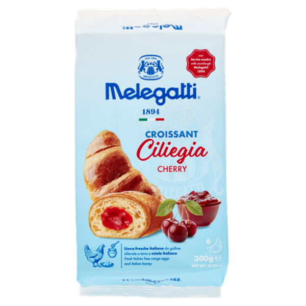 Melegatti 1894 Croissant Ciliegia 6 x 50 g