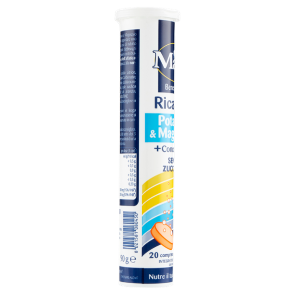 Matt Benessere Ricarica Potassio & Magnesio 20 compresse effervescenti 90 g
