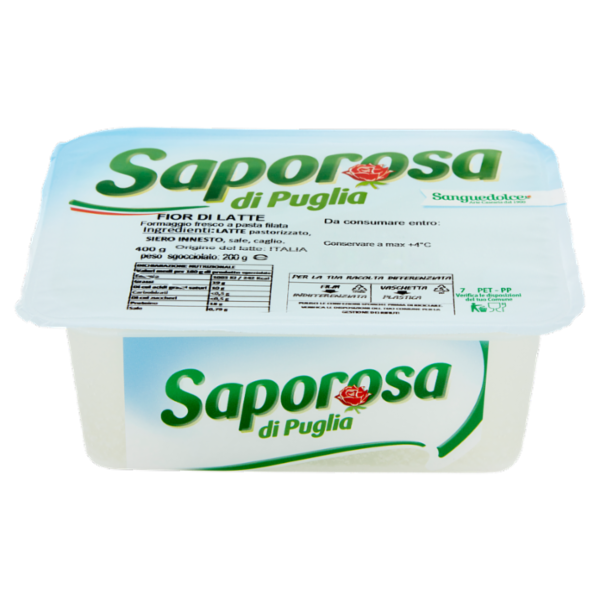 Saporosa di Puglia Fior di Latte 200 g