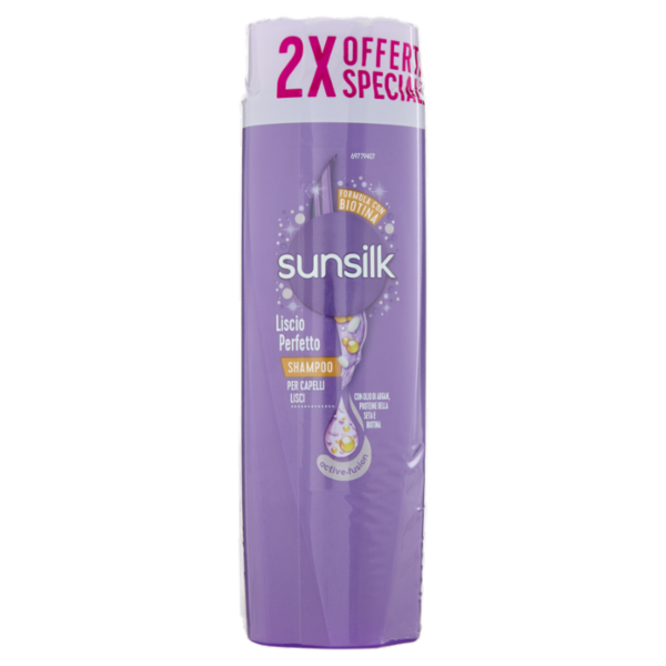 sunsilk Liscio Perfetto Shampoo per Capelli Lisci 2 x 250 mL