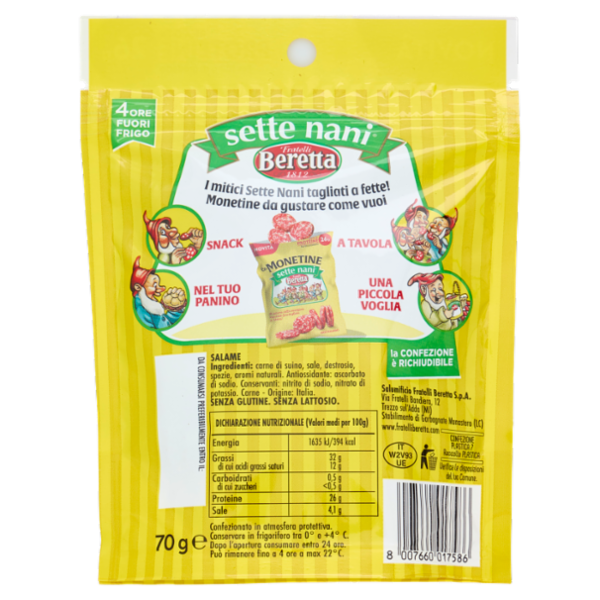 Fratelli Beretta le Monetine sette nani 70 g