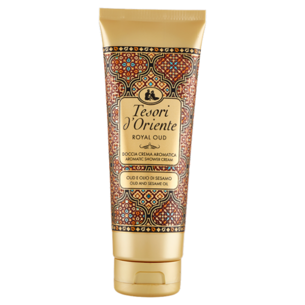 Tesori d'Oriente Royal Oud Doccia Crema Aromatica Oud e Olio di Sesamo 250 ml