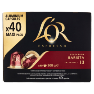 L'Or Espresso Barista 13- 40 Capsule Caffè Compatibili Con Macchine Nespresso*® Original 208g