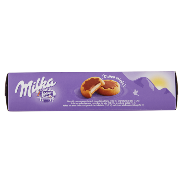 Milka Choco Minis, piccoli biscotti ricoperti da cioccolato al latte - 185g