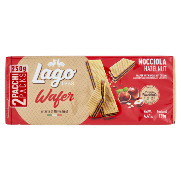 Lago Wafer Nocciola 2 x 125 g