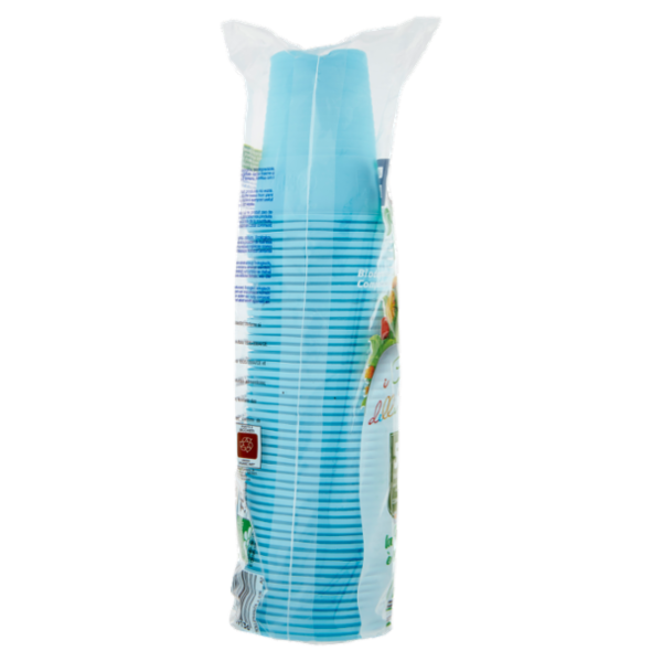 Bio Table i colori della natura Bicchieri 20 cl Compostable Azzurro 50 pz