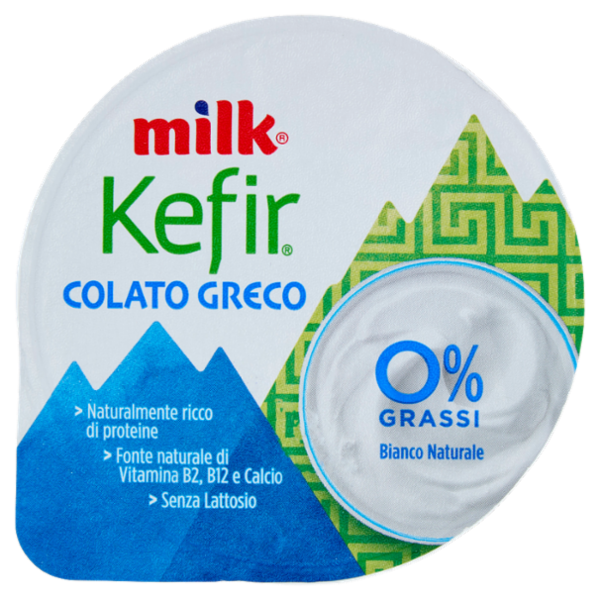 Milk Kefir Colato Greco 0% Grassi Bianco Naturale 150 g
