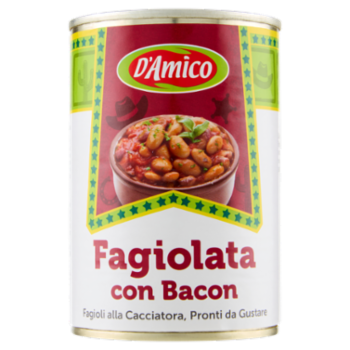 D'Amico Fagiolata Con Bacon 400 g