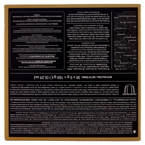 Caffè Vergnano 1882 Èspresso1882 Oro Compostabile** Capsule Compatibili Nespresso* 30 x 5 g