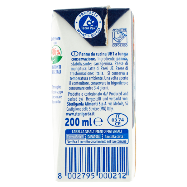 sterilgarda Panna da Cucina 200 ml