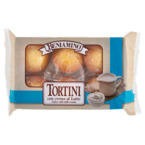 Beniamino Tortini Con Crema Al Latte 6 x 41,7 g