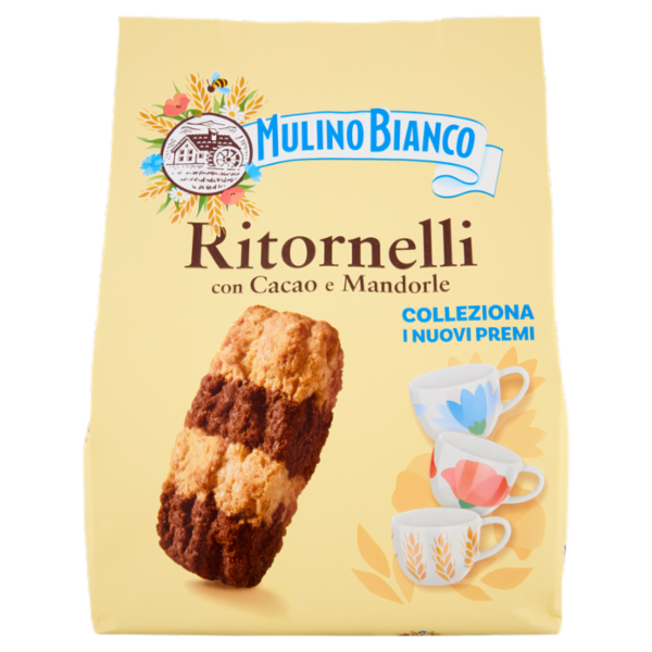 Mulino Bianco Ritornelli Biscotti con Cacao e Mandorle 700g