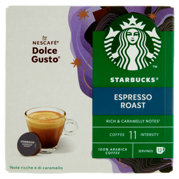 STARBUCKS Espresso Roast by Nescafé Dolce Gusto Caffè 12 Capsule 66 g