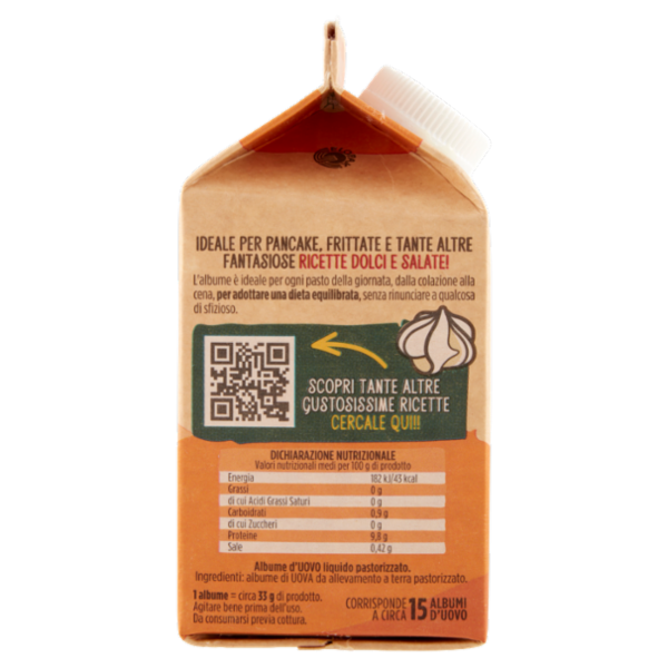 le Naturelle Albume d'Uovo Pastorizzato 500 g