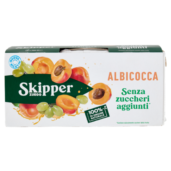 Zuegg Skipper Albicocca Senza zuccheri aggiunti* 3 x 200 ml