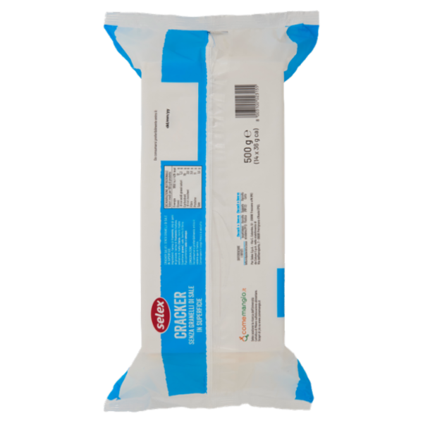 Selex Cracker senza Granelli di Sale in Superficie 14x36 g