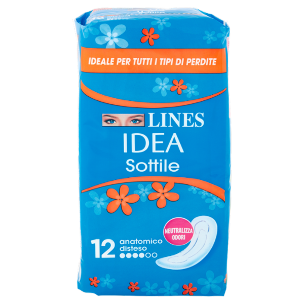 Lines Idea Sottile anatomico disteso 12 pz