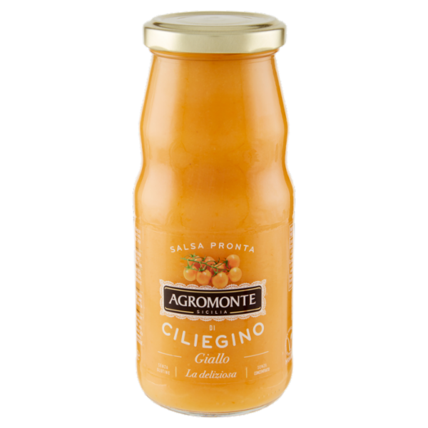 Agromonte Salsa Pronta di Ciliegino Giallo la Deliziosa 360 g