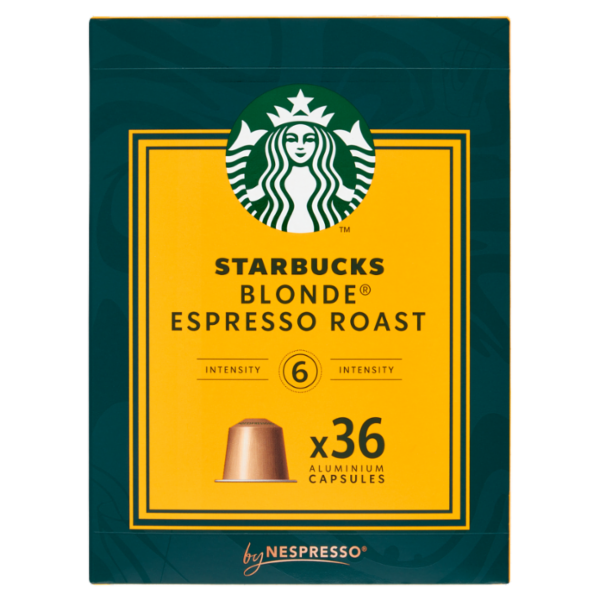 STARBUCKS Blonde Espresso Roast By Nespresso Caffè Espresso 36 capsule 188 g