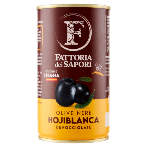 Fattoria dei Sapori Olive Nere Hojiblanca Denocciolate 350 g