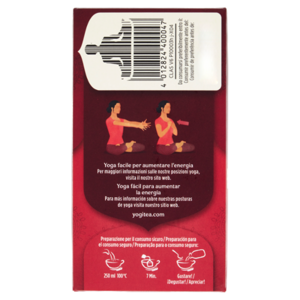 Yogi Tea Chai Classic Bio infuso ayurvedico di spezie con cannella, cardamomo e zenzero - 37,4g