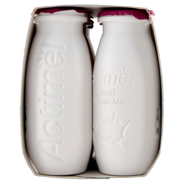 ACTIMEL, Yogurt da Bere con Vit B6 e D per il Sistema Immunitario, gusto Frutti di Bosco, 6X100G