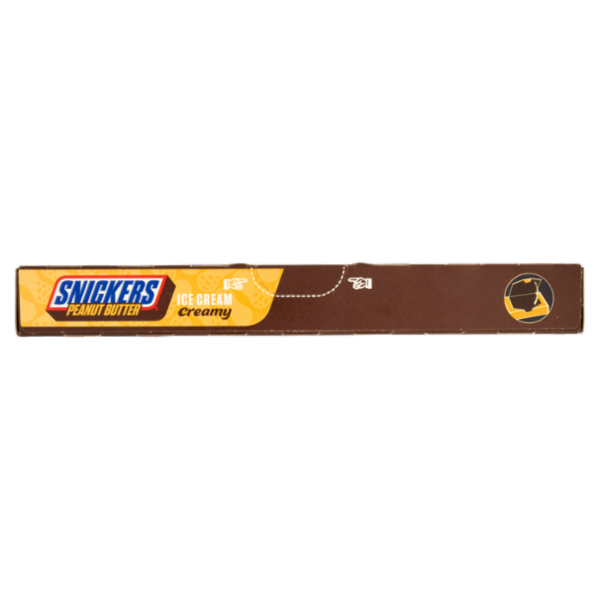 Snickers Barretta Gelato al cioccolato con burro d'arachidi e arachidi tostate, Multipack da 6 x 39g