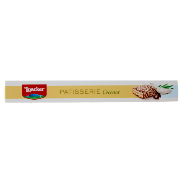 Loacker Patisserie Coconut Wafer con crema al Cocco ricoperti di Cioccolato Latte Wafers 100g