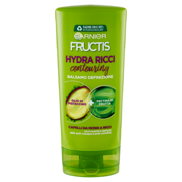Garnier Balsamo Fructis Hydra Ricci Contouring, per Capelli Ricci Tendenti al Crespo, 200 ml