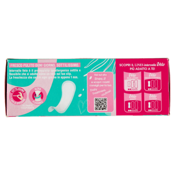 Lines intervallo Velo Skin Lover proteggislip Regular 42 pz