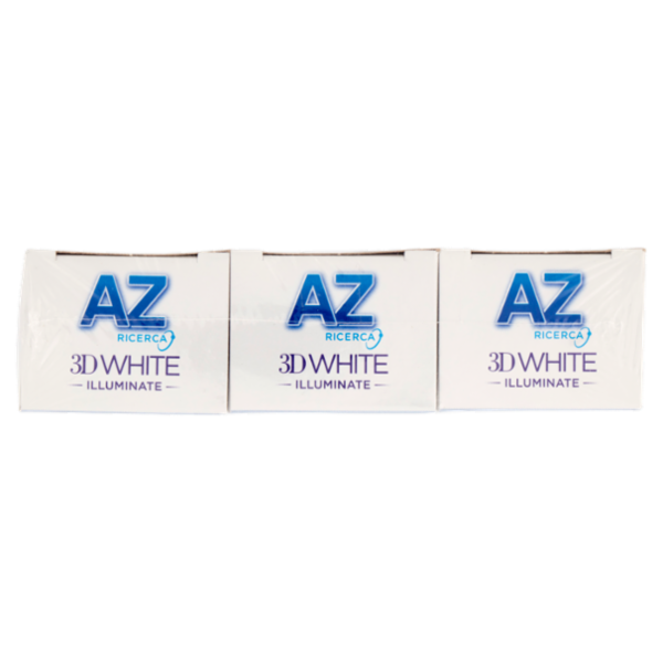 AZ Ricerca Dentifricio 3D White Illuminate Perfezione Sbiancante Avanzato 3 x 50 ml