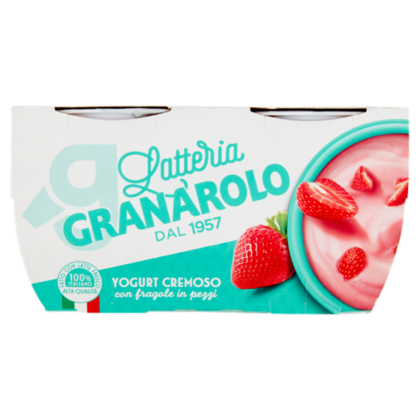 Granarolo Yogurt Cremoso con fragole in pezzi 2 x 125 g