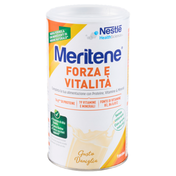 MERITENE Forza e Vitalità Gusto Vaniglia 270g