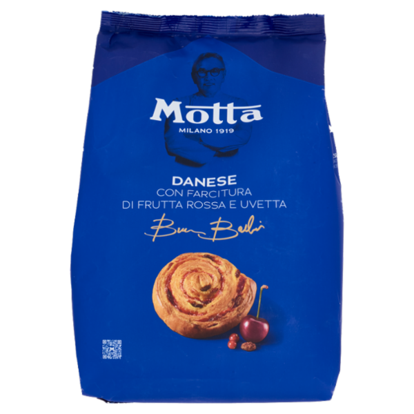 Motta Danese con Farcitura di Frutta Rossa e Uvetta 6 x 45 g