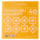 Consilia Tovaglioli 2 Veli 38x38 cm Giallo 40 pezzi