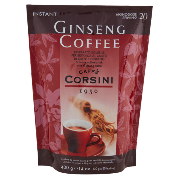 Caffè Corsini Ginseng Coffee Instant 20 x 20 g