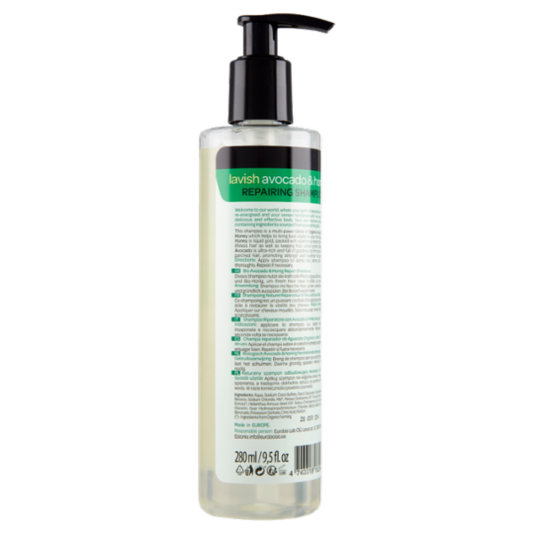organic shop lavish avocado & honey Natural Repairing Shampoo 280 ml