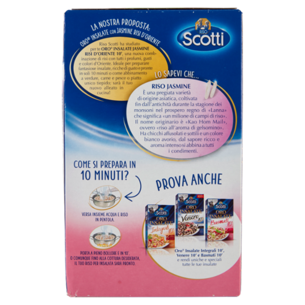 Riso Scotti Oro Insalate con Jasmine Risi d'Oriente 10' 800 g