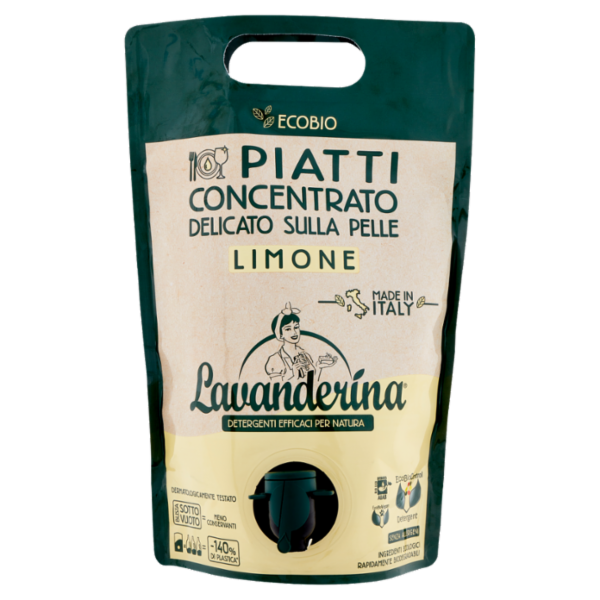 Lavanderina Piatti Concentrato Limone Ecobio 1500 mL
