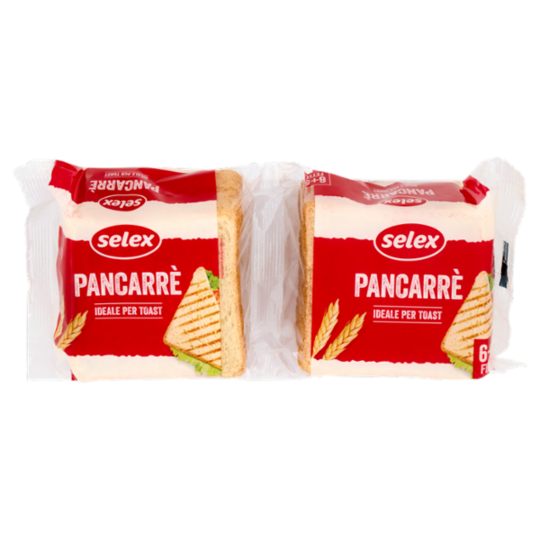 Selex Pane per Toast 6+6 Fette 200 g