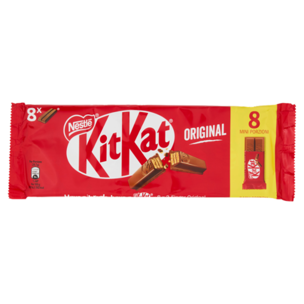 KITKAT Classic Wafer ricoperto di Cioccolato al Latte 8 Snack da 20,7g