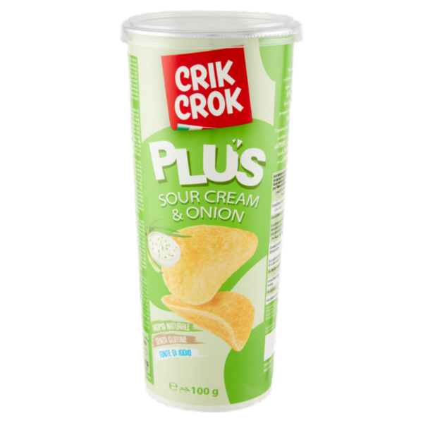 Crik Crok Plus Sour Cream & Onion 100 g